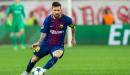 أول مباراة لميسي مع برشلونة