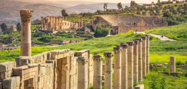 ارتفاع جرش عن سطح البحر