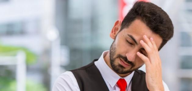 ألم الرأس من الأمام