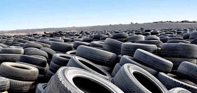 إعادة تدوير عجلات السيارات