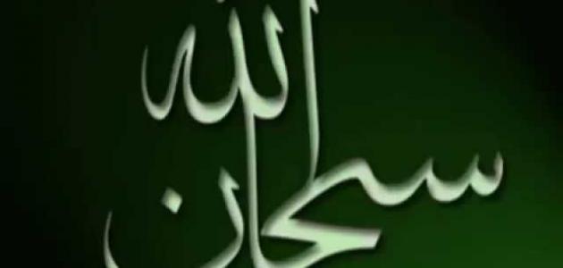 تفسير سبحان الله وبحمده